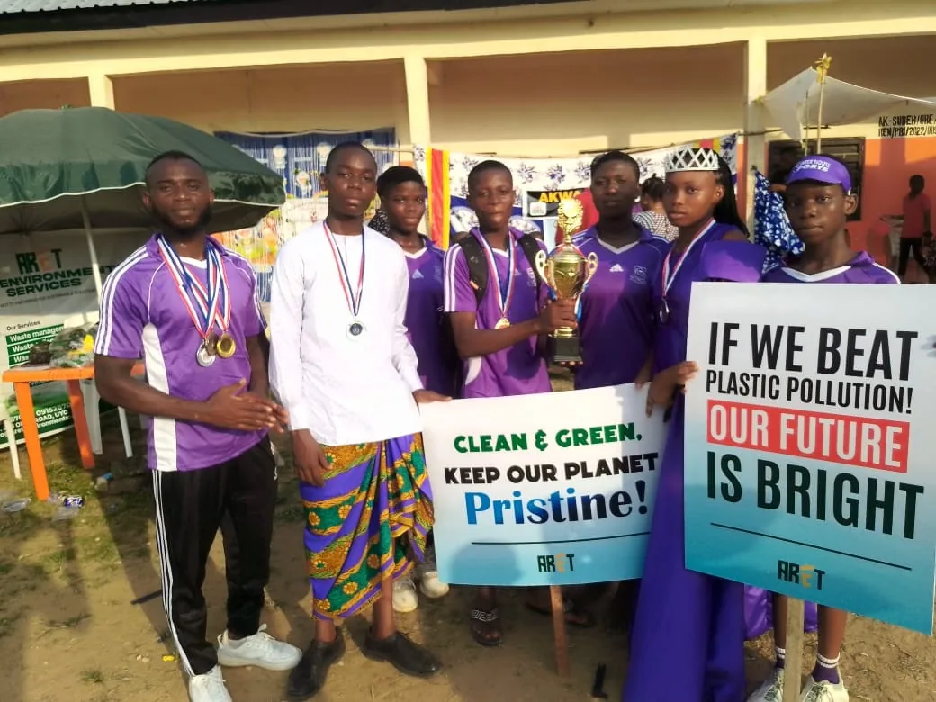 ARET team members at a community environmental event