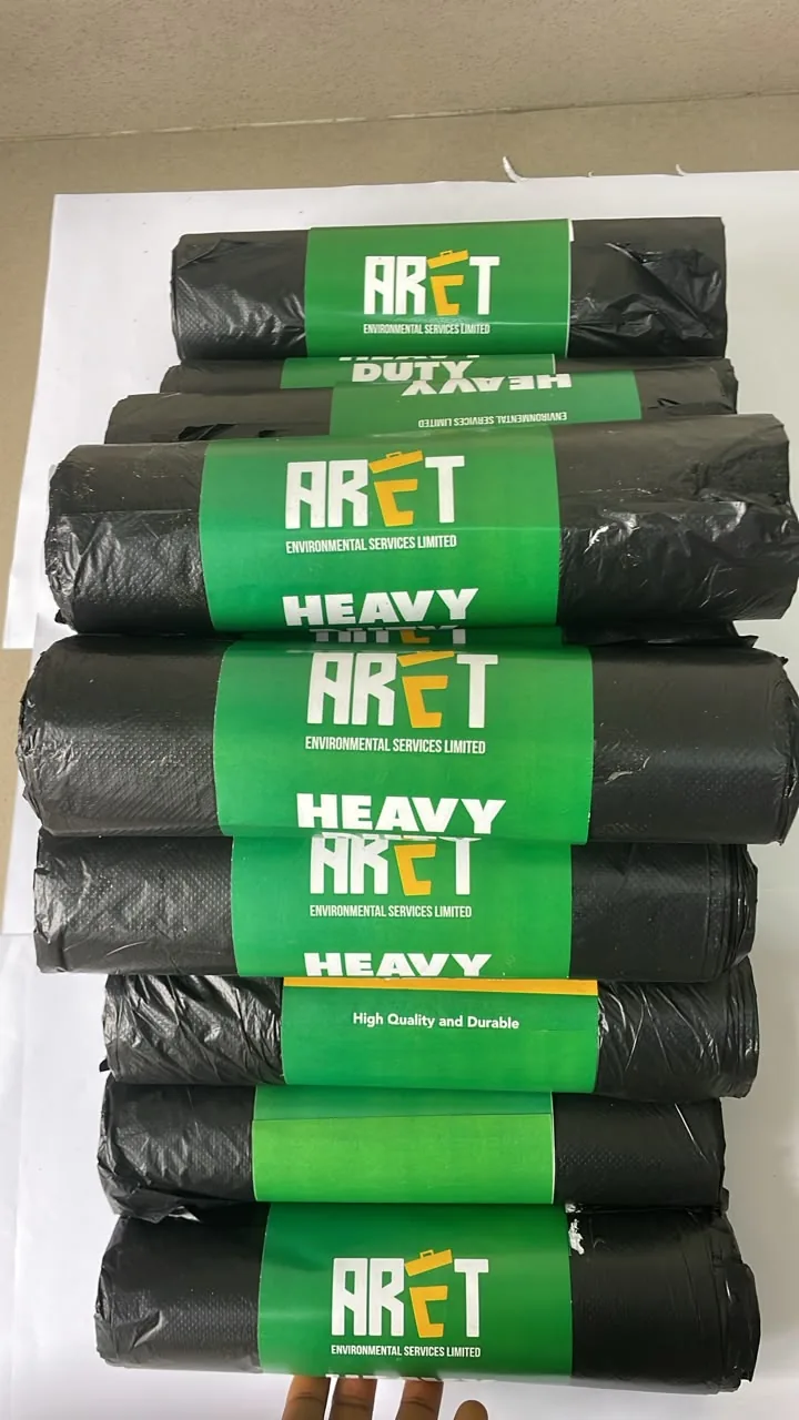 ARET branded heavy-duty waste bags